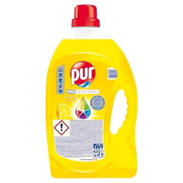 Жидкость для мытья посуды Pur Professional Лимон 4,5л x2