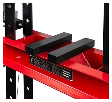 Prasa Hydrauliczna Warsztatowa 50T Redats H-390 Z Podwójną Pompą + Pryzmy