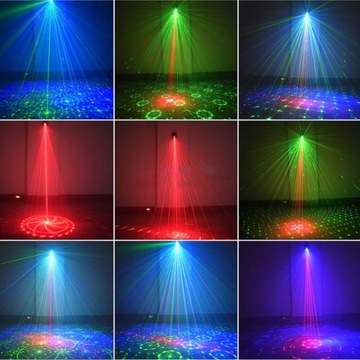 DJ DISCO STAGE СВЕТОВЫЕ СВЕТИЛЬНИКИ, ЗВУКОВАЯ АКТИВАЦИЯ RGB ЛАЗЕРНЫЙ СВЕТ