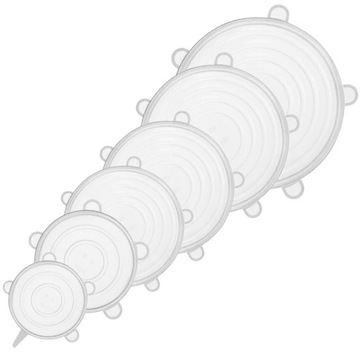 Силиконовые крышки Teesa — набор из 6 размеров