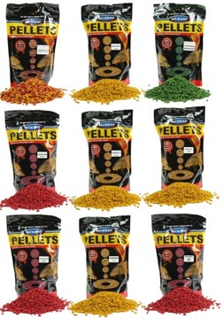 9x smaków THE BEST Pellet ZANĘTOWY 4mm Owocowy MIX Ochotka Orzech MCKARP