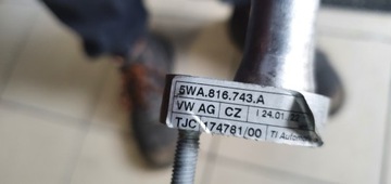 A3 8Y PŘÍVOD KLIMATIZACE 1.0 TSI 5WA816743A