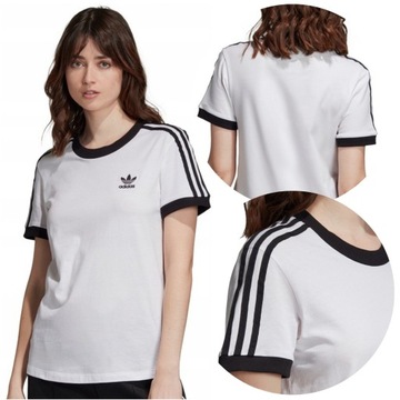 ADIDAS KOSZULKA DAMSKA T-SHIRT SPORTOWY BAWEŁNA R 34