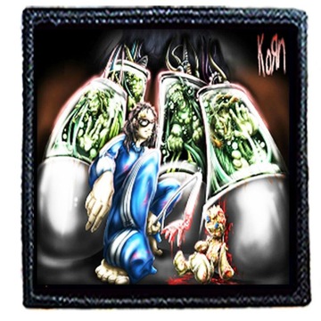 Naszywka KORN 8 X 8 cm Dużo Wzorów!