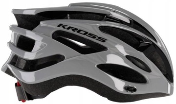 Регулируемый велосипедный шлем KROSS LAKI GREY L (58 - 61 см)