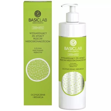 BasicLab Dermatis wygładzający żel myjący przeciw niedoskonałościom 300ml