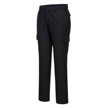 Bojówki Stretch Slim PORTWEST [S231] Czarny 40