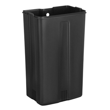 KOSZ NA ŚMIECI METALOWY SEGREGACJA SZARY 30L