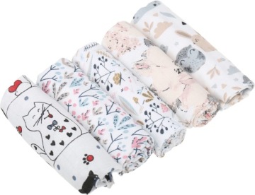 ПОДГУЗНИКИ BABYMAM ТКАНЕВЫЕ ПОДГЛЕННИКИ 100% ХЛОПОК НАБОР 5 шт.