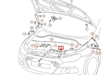 PORSCHE TAYCAN 9J1121705AOK1 NÁRAZNÍK PŘEDNÍ LEVÝ VNITŘNÍ KANÁL VZDUCH