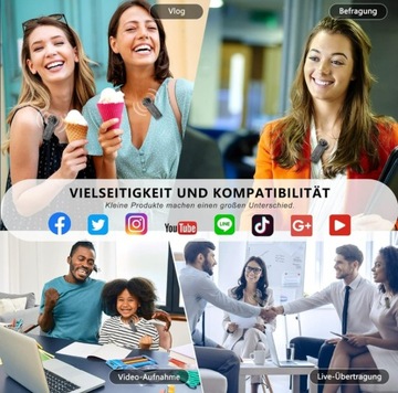 Беспроводные петличные микрофоны для камер телефонов