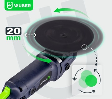 АВТОПОЛИРОВАЛЬНАЯ МАШИНА 1500ВТ ЭКСЦЕНТРИЧЕСКАЯ РЕГУЛИРОВКА + ПАСТА MENZERNA