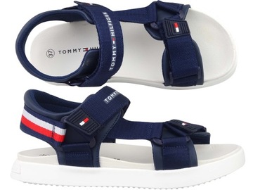 TOMMY HILFIGER DAMSKIE SANDAŁY SPORTOWE NA RZEP