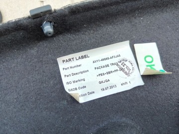 FORD B-MAX 12-17 POLIČKA ZADNÍ KUFRU AV11-46668-AF
