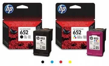 Zestaw Tuszy HP 652 Czarny+Kolor 3635 3785 2135