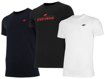 KOSZULKA MĘSKA 4F T-SHIRT KOSZULKI x 3 ZESTAW KT20