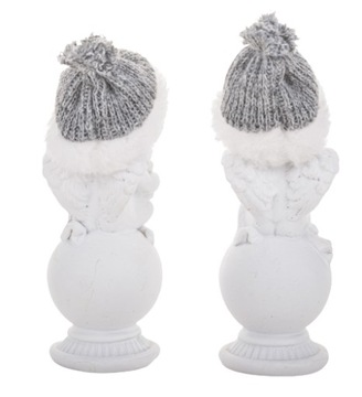 АНГЕЛ СЕРЫЙ АНГЕЛ ДЕКОРАТИВНАЯ ФИГУРКА СО ЗВЕЗДОЙ