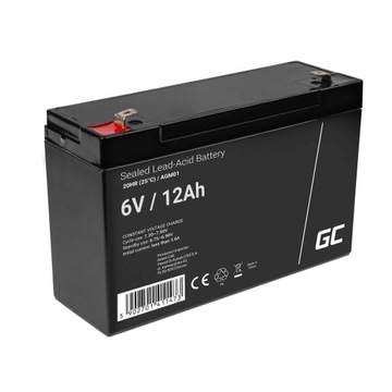 Akumulator GREEN CELL AGM01 12Ah 6V