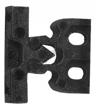 ZATRZAŚNIK PVC, CZARNY