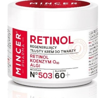 MINCER Retinol Krem do twarzy tłusty 60+ 50ml