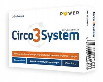 Circo3System Wsparcie Krążenia Żylnego Ruszczyk Kolczasty 30 Tabletek