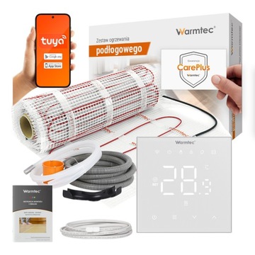 MATA GRZEWCZA grzejna POD PŁYTKI WiFi 170W/m2 Warmtec DS2-10/XRT01-BB 1m2