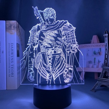 Аниме Led Light Berserk Guts Фигура