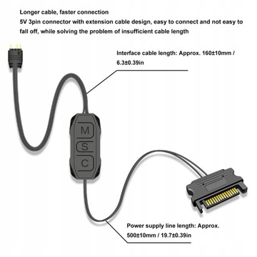 KONTROLER SILENTIUMPC NANO RESET ARGB