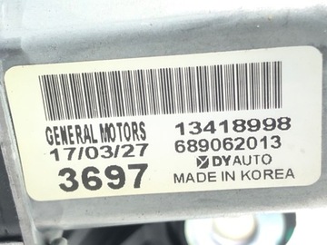 MOTOR STĚRAČE ZADNÍ OPEL ASTRA K 13418998 KOMBI MOTOREK