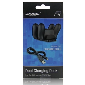 Stacja DOBE ładująca kontrolery Dualshock 4 konsol