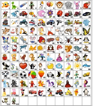 Переводные картинки ПРОЗРАЧНЫЕ Имена, 60 шт. НОВИНКА!