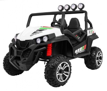 2 OSOBOWE AUTO NA AKUMULATOR Buggy 4 silniki NAPĘD 4x4 + PILOT DLA RODZICA