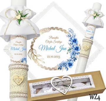 БЕЛАЯ ОДЕЖДА И КРЕЩЕСТВЕННАЯ СВЕЧА КРЕЩЕННОЕ ИМЯ