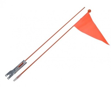 Chorągiewka pomarańczowa jaskrawa 1.5m