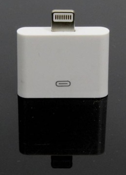 Переходник для iPhone 4–5 6 7 8 (30-контактный на 8-контактный), белый