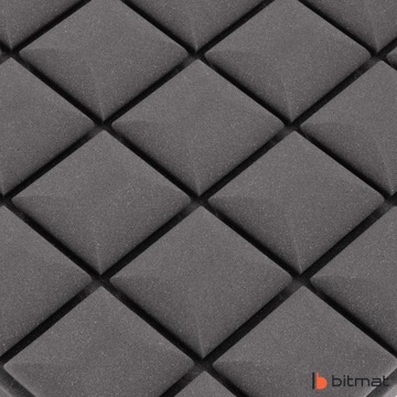 FOAM ACOUSTIC MAT, 4м2, выпуклый поролон для гостиной