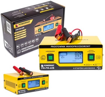 PROSTOWNIK MIKROPROCESOROWY AKUMULATOROWY 6V - 24V