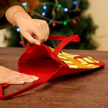 РОЖДЕСТВЕНСКИЙ СУМОК ПОДАРОЧНЫЙ СУМОК САНТА-КЛАУС