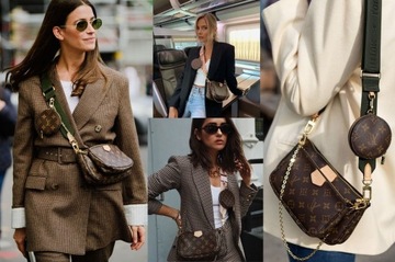 СУМКА 3В 1 С МОНОГРАММОЙ ДВОЙНАЯ ДЛЯ ПОСЛАНИЙ