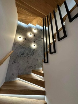 Балюстрада, сталь, решетка из металлических ламелей, 25 м