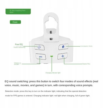 Адаптер для гарнитуры Gamepad One Key