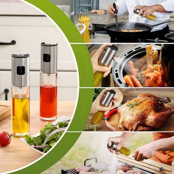 РАСПЫЛИТЕЛЬ ДЛЯ МАСЛА РАСПЫЛИТЕЛЬ ДЛЯ ОЛИВКОВОГО УКСУСА СТЕКЛЯННЫЙ РАСПЫЛИТЕЛЬ 100 МЛ