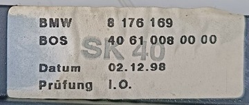 BMW 5 E39 96-03 R ROLETA ZADNÍ OKNO SEDAN