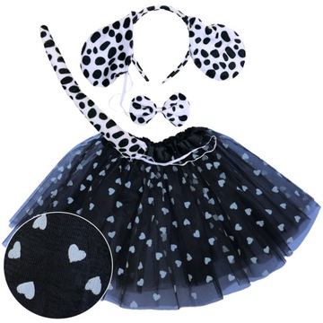 STRÓJ przebranie DALMATYŃCZYKA PIESKA DALMATYŃCZYK PIESEK PIES 3-9 lat