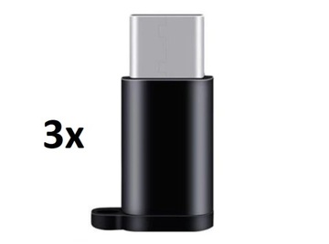 3 X ADAPTER micro USB -Typ C 3.1 przejściówka/2244