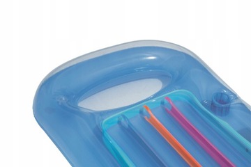 Надувное кресло-лежак с матрасом 161х84см Bestway для детей у воды синий