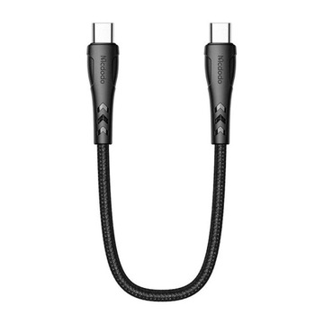 Kabel USB typ C Mcdodo QC4 PD 60W 3A 0.2m Czarny