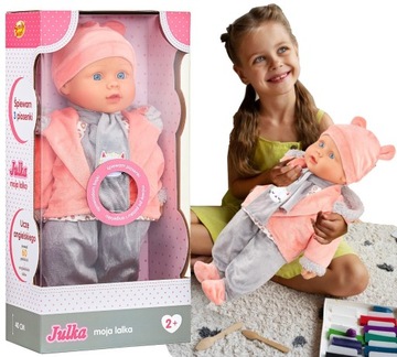Lalka Julka Bobas Interaktywna lalka mówiąca 120 słów 40 cm +2LATA PL iANG