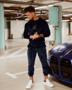 Мужской комплект OLAVOGA GOLD LV MAN, темно-синий - XL