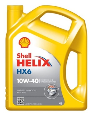Olej silnikowy Shell HELIX HX6 10W40 4L